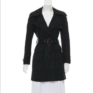Derek Lam Black Belted Women's Coat
